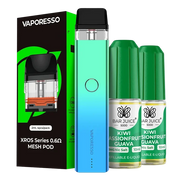 Vaporesso XROS 2 Pod Vape Kit Bundle – vibrant and sleek pod device with Xros Replacement Pods & 2 Free Nic Salts of your choce.
